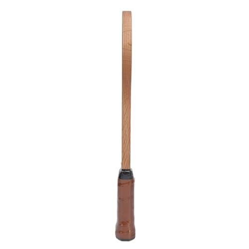 Wooden Tennis Training Racke, Tennis Practice Rebounder, Raqueta De Tenis, Practice Batting Accurately Good Control Improve Responsiveness for Outdoor Indoor