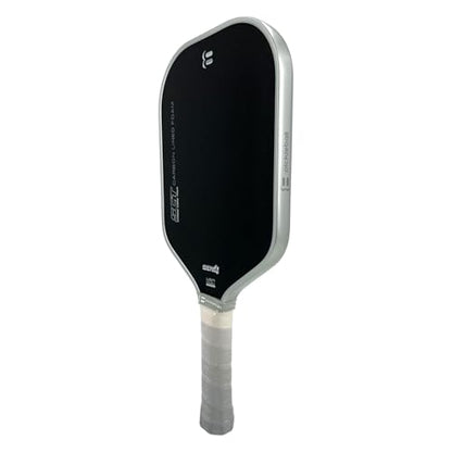 SCT Foam Elongated Pickleball Paddle - T700 Raw Carbon Fiber | Special Carbon-Lined Foam Power Core | Unmatched Power & Reach | Silver Electroplated Edge Guard | Performance Gradient Grip