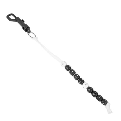 Rhinestone Bead Chain Golf Counter – Nylon Scoring Tool with Shining Rhinestone for Golf Bag, Clip-On Stroke Counter