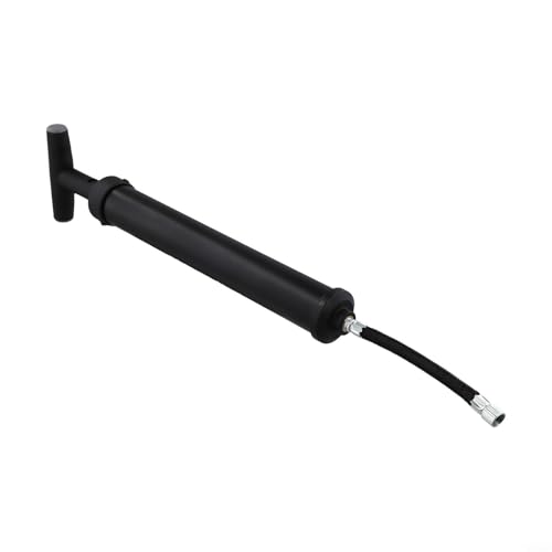 High Pressure Hand Pump with Pressure Gauge for Soccer Basketball Volleyball, Portable Air Inflator with Needle and Hose