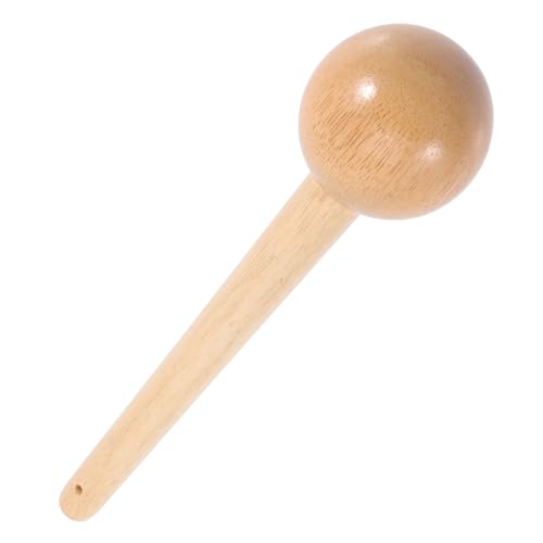Ball Shaped Wooden Mallet for Softball Gloves Durable Glove Shaper Tool for Baseball Catchers Mitts Smooth Finish and Comfortable Grip Extend Your Gloves Lifespan