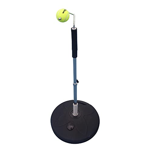 Professional Tennis Swing Trainer Rotable Tennis Ball Tennis Trainer Aid Tennis Practice Tool for Beginners Indoor Outdoor Use