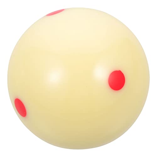 balacoo Replacement Billiard Cue Ball with Dots Pattern Phenolic Resin Training Ball for Pool Table Scratch Resistant Regulation Practice Accessory for Skill Improvement and Game Rooms