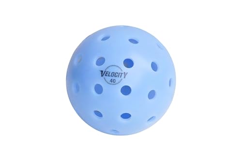 Velocity Premium Pickleballs - USAPA-Certified | 40-Hole Design for Ultimate Outdoor Performance | Official Size & Weight