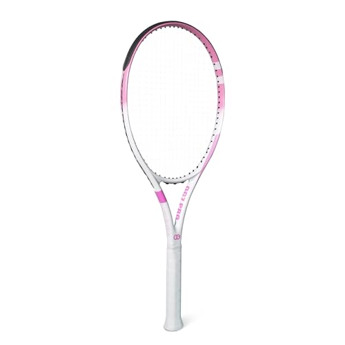 Tennis Racket 27 Inch, Pre-Strung Lightweight Adult Recreational Tennis Rackets, 4 1/4 in Grip