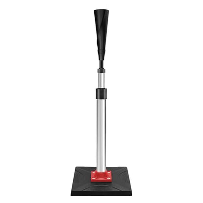 LOMGWAYS Baseball/Softball Batting Tee-Height Adjustable Premium Portable Baseball Tee with Removable Rubber Top and Heavy-Duty Base for All Ages - style: Silver 25"-47"