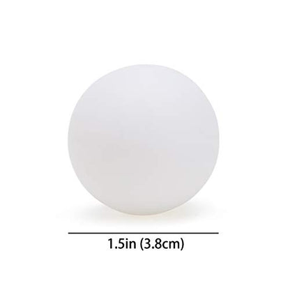Table Tennis Ping Pong Ball Pack of 6 Balls, 40mm Seamless Design Recreation Table Tennis Equipment, Accessories - Great for Practice and Training - color: White