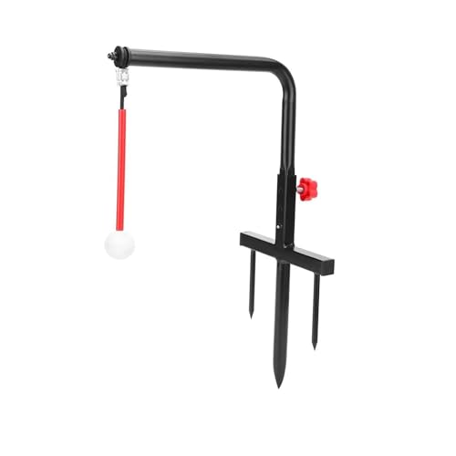 Golf Swing Trainer - Improve Accuracy, Power, and Consistency - Easy to Practice Golf Swing - Set Up and Use Anywhere - Portable Golf Training Aid for Beginners & Pros