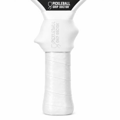 Pickleball Training Aid Designed for Power, Precision & Control | Multi-Position Grip Tool for Real-Play Feedback and Adjustable Fit | Enhances Comfort, Accuracy - 2 Pack - color: White