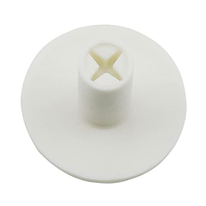 E-outstanding 5pcs Rubber Golf Tee Set 38mm Rubber Golf Tee Holder White 38mm for Practice Driving Range Mats