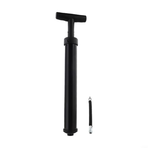 High Pressure Hand Pump with Pressure Gauge for Soccer Basketball Volleyball, Portable Air Inflator with Needle and Hose