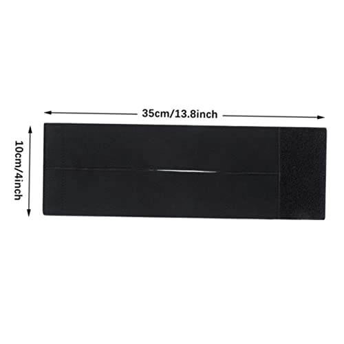 INOOMP 8pcs Baseball Glove Mallet Band Glove Fixing Wrap Baseball Gear Wrapping Band Catcher's Gear - color: Blackx4pcs, size: 35x10cmx4pcs