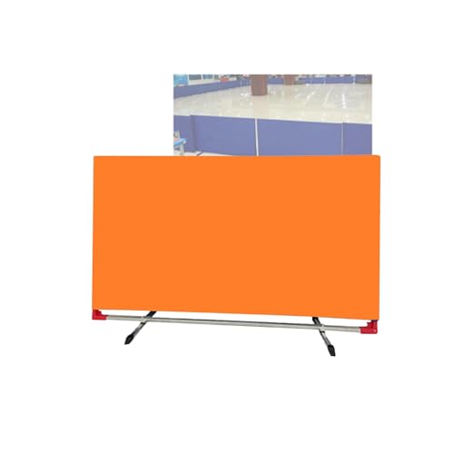 Table Tennis Surround Temporary Wall, Removable Training Fence. Contest Surround Baffle Block,Pickleball Court for Stadiums Schools,Quicker and Easier Pick Up，（Orange，140x75cm/1pieces） - color: Orange, size: 140x75cm/1pieces