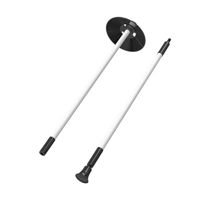 KINGTOP Golf Flagstick - Portable Design, Practice Putting Green Flag Stick for Yard, Club - Golf Pole Pin Flagpole, 3FT or 6FT Heights Available - color: 3ft White Flagpole-1 Pack
