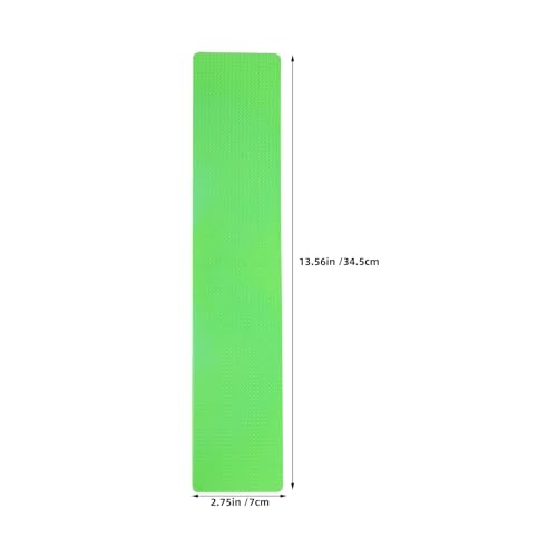 balacoo 12pcs Flat Court Line Markers Set, Green Outdoor Sports Field Markings for Football Soccer Tennis, Reusable Training Floor Markers for Basketball and Pickleball
