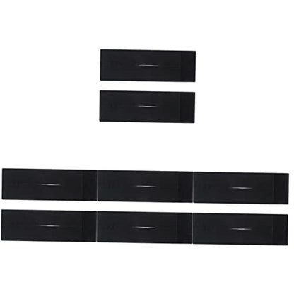 INOOMP 8pcs Baseball Glove Mallet Band Glove Fixing Wrap Baseball Gear Wrapping Band Catcher's Gear - color: Blackx4pcs, size: 35x10cmx4pcs