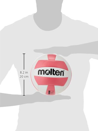 Molten Recreational Volleyball - color: Pink/White