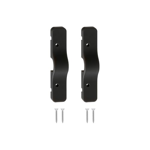 Heavy‑Duty Table Tennis Replacement Bracket for Indoor/Outdoor Ping Pong Tables, Compatible with Kettler, Black, Set of 2, Reinforced Support Clamp Repair Part for Game Room & Backyard