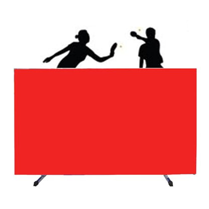 Portable Ping Pong Court Surround Ball Baffle,Stainless Steel Pipe Frame,for Quicker and Easier Pick Up Balls
