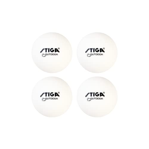 STIGA 1-Star Balls - color: Wind Resistance, size: 4 Pack