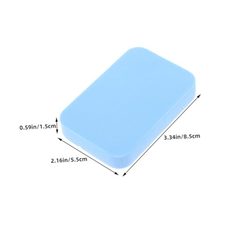 BESPORTBLE 2Pcs Table Tennis Paddle Cleaning Sponge Professional Racket Rubber Care Eraser Dual Sided Moisture Absorbent Durable PVA Rubber Cleaner for Racket Maintenance