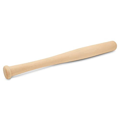 Wood Baseball bat 12 Inch Pack of 2 Unfinished Mini Wood Baseball Bat, Small Bat, Party Decor, Bedroom, Crafts, by Woodpeckers