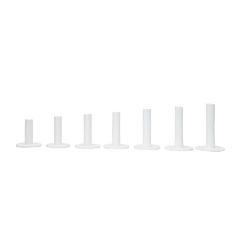 Mixed Set 7 Heights of Golf Practice Mat Tees - Replacement Tee Can Use with Most Golf Driving Range Turf Mats
