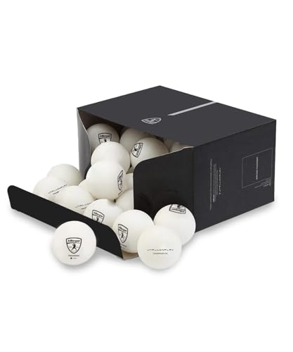 Killerspin 1-Star 40+ Table Tennis Balls, 25-Pack | Regulation Size 40mm | High-Performance ABS Training Balls for Enhanced Durability and Consistent Bounce - color: White