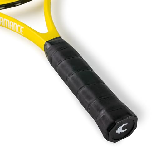Cannon Sports 23-Inch Junior Tennis Racket – Pre-Strung 81 Square Inch Head – Lightweight Aluminum Durable Frame for Training, Competitive Matches & Recreational Play