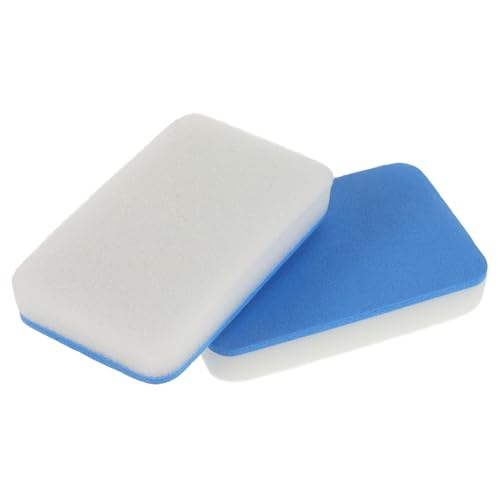 KICHOUSE 2pcs Table Tennis Paddle Cleaner Racket Cleaning Tool Reusable Sponge Portable and Easy to Clean