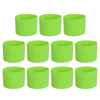PATIKIL Soccer Captain Armband, Captain Arm Bands for Soccer Elastic Captain Arm Band Sports Captain Armband - color: Fluorescent Green
