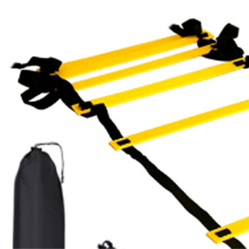 Agility Ladder, 12 Rung 20ft Speed Training Equipment with Carry Bag, Speed Ladder for Soccer Athletes, Coaches, Home Fitness and Sports Drills