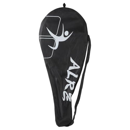 Drfeify 27 Inch Tennis Racket with Lightweight Aluminium and Ergonomic Handle for Adults and Beginners - color: Black