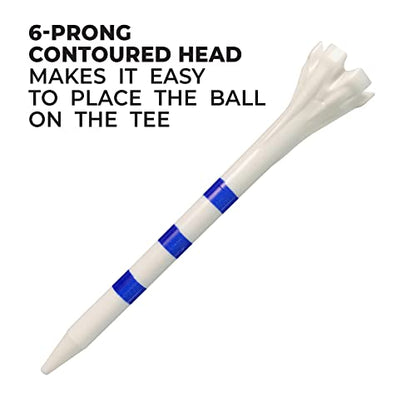 2-3/4" Champ My Hite FLYtee Stripe Golf Tee, 100 Count
