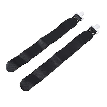 Adjustable Flag Football Set, 5 PCS PP Adjustable Flag Football Belts with 2 Flags for Youth and Adults, Training Equipment for Sports Games and Activities (Black)
