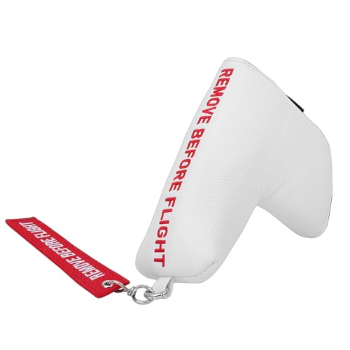 Golf Head Cover with RBF Design for Golf Club - size: for Blade, style: White