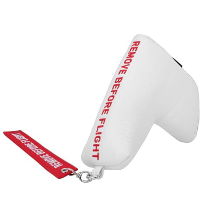 Golf Head Cover with RBF Design for Golf Club - size: for Blade, style: White