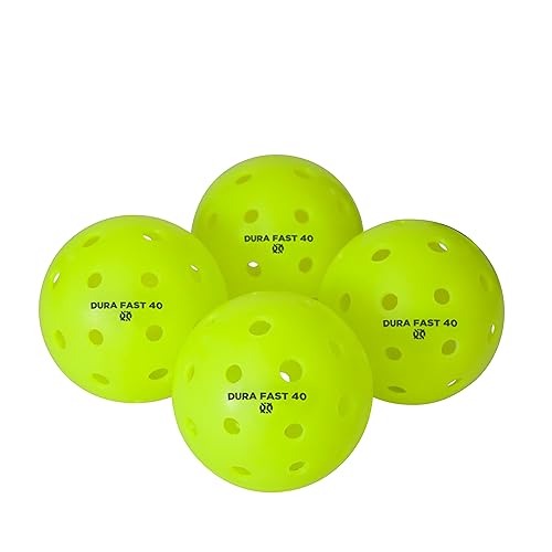 Onix Durafast 40 Pickleball Top Performance Engineered for Championship Play True Flight Competitive Ball - color: Neon