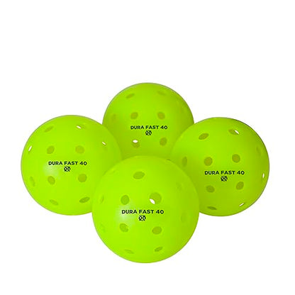 Onix Durafast 40 Pickleball Top Performance Engineered for Championship Play True Flight Competitive Ball - color: Neon