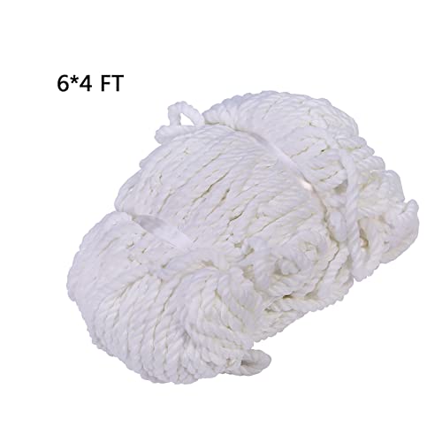 Polypropylene Fiber Soccer Nets, Replacement Nets for Soccer Goal, Replacement Goal for Soccer Sports Net - size: 6X4FT