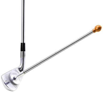 THE GOLFER STORE Golf Alignment Rods, Golf Club Alignment Stick Corrector Magnetic Golf Swing Trainer Aid Help Visualize and Align Your Golf Shot Length Adjustments