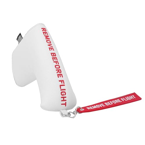 Golf Head Cover with RBF Design for Golf Club - size: for Blade, style: White
