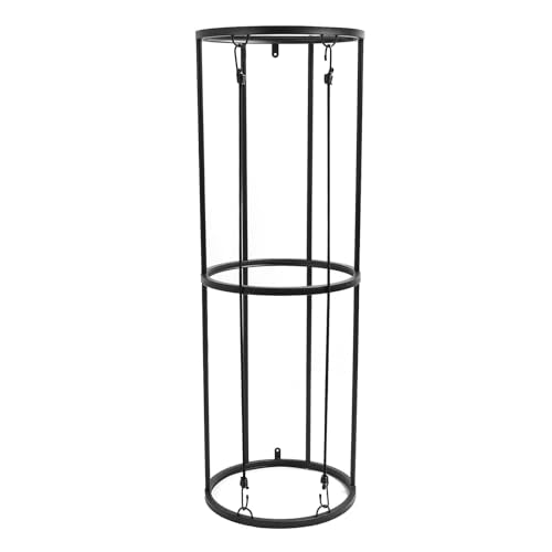 Garage Ball Storage Vertical Ball Rack for Soccer Volleyball Football Basketball Ball Cage Organizer for Kids Room Garage Home 2 Layer