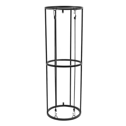 Garage Ball Storage Vertical Ball Rack for Soccer Volleyball Football Basketball Ball Cage Organizer for Kids Room Garage Home 2 Layer
