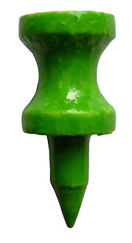 1" Step Down Tees - Pack of 100 - color: Neon Green