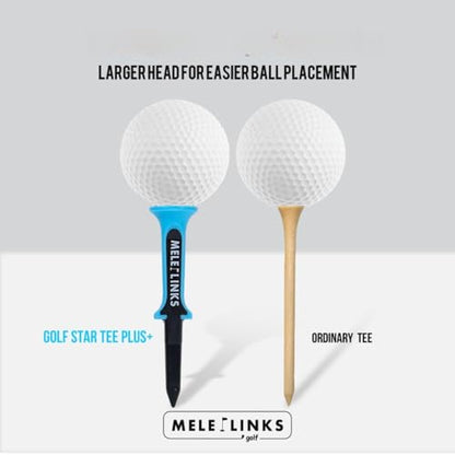 Golf Tees - Trajectory Correcting Tool - Portable 3.15 Inch Tall Golf Tees for Turf Mat Putting Green Beginner Lessons Course Driving Range Travel Backyard Tournament