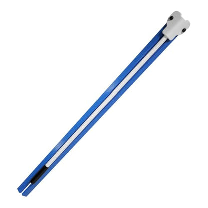 Qianly Football Kicking Tee Field Goal Kickers Stand Adjustable Foldable Rugby Training Gear Field Goal Football Holder for Beginner - color: Blue White