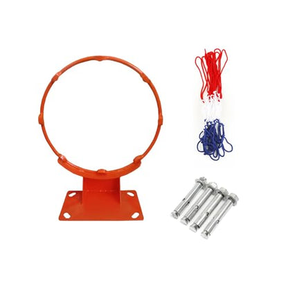 Heavy Duty Medium Size Basketball Hoop Goal Wall Mounted Basketball Rim, Ideal for Teens, Home Decoration & Office Fun, Diameter 35centimeter/13.8inch(Standard)