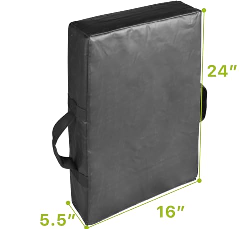 Football Training Blocking Pad: 26x18in Basketball Taekwondo Boxing Training Hitting Shield Tackle with Five Handles for Indoor Outdoor Adult Youth Men Use