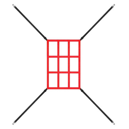 VERAMI Adjustable Strike Zone Target for Baseball Softball net, 9 Hole Throwing Pitching Hitting Batting Catching Practice Target, Pitcher Accuracy Training Aids